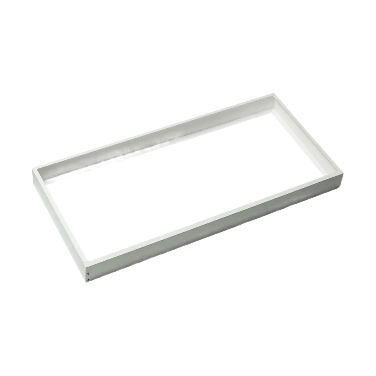 Clean Satco Backlit White Panel Frame Kit 2 x 4 ft. Contemporary