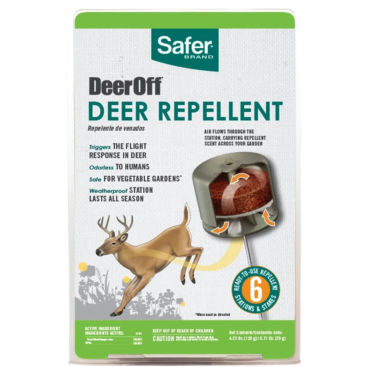 Reusable Havahart Deer Off Deer Repellent Solid