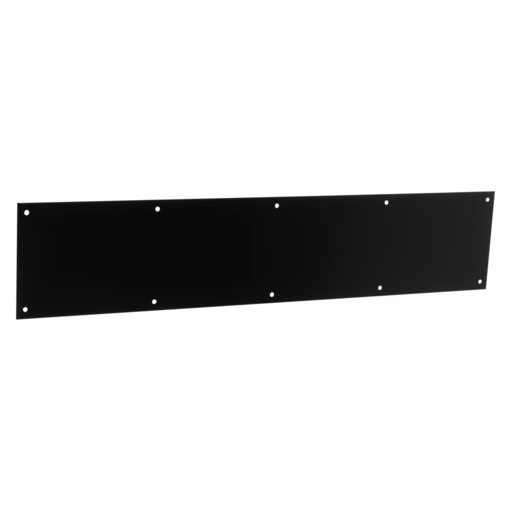 Clean National Hardware 6 x 30 Matte Black Kickplate High-Quality