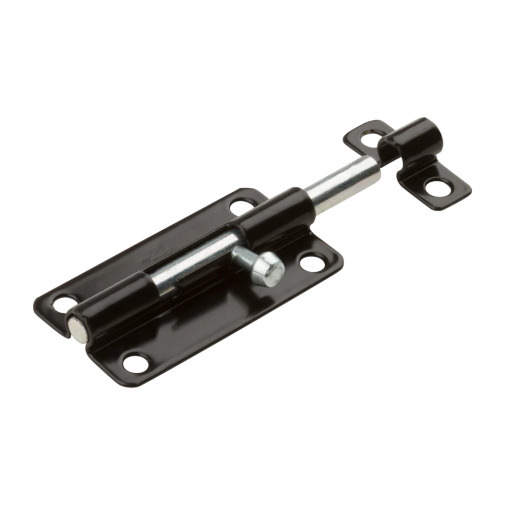 Luxury National Hardware 4 Black Steel Door Barrel Bolt Enhanced