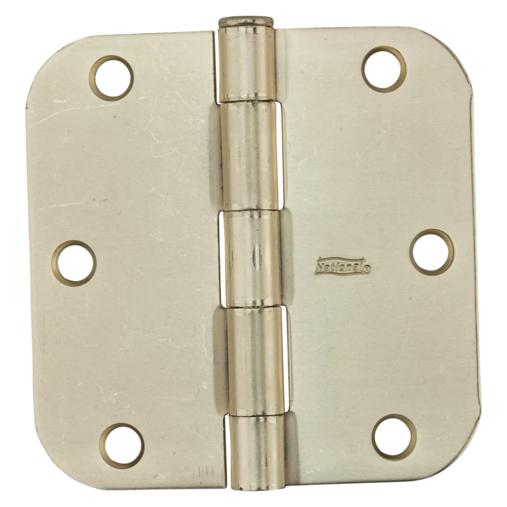 High-Grade National Hardware 3-1 2 x 5 8 Radius Satin Brass Door Hinge Classic