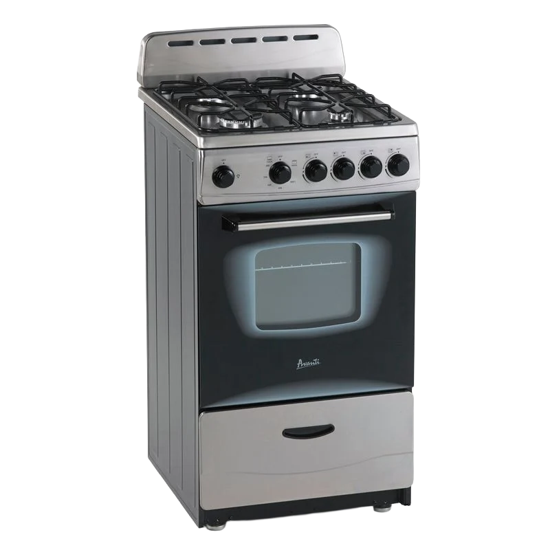 Trusted Avanti 20 Compact Gas Range Oven - Stainless Steel Organic