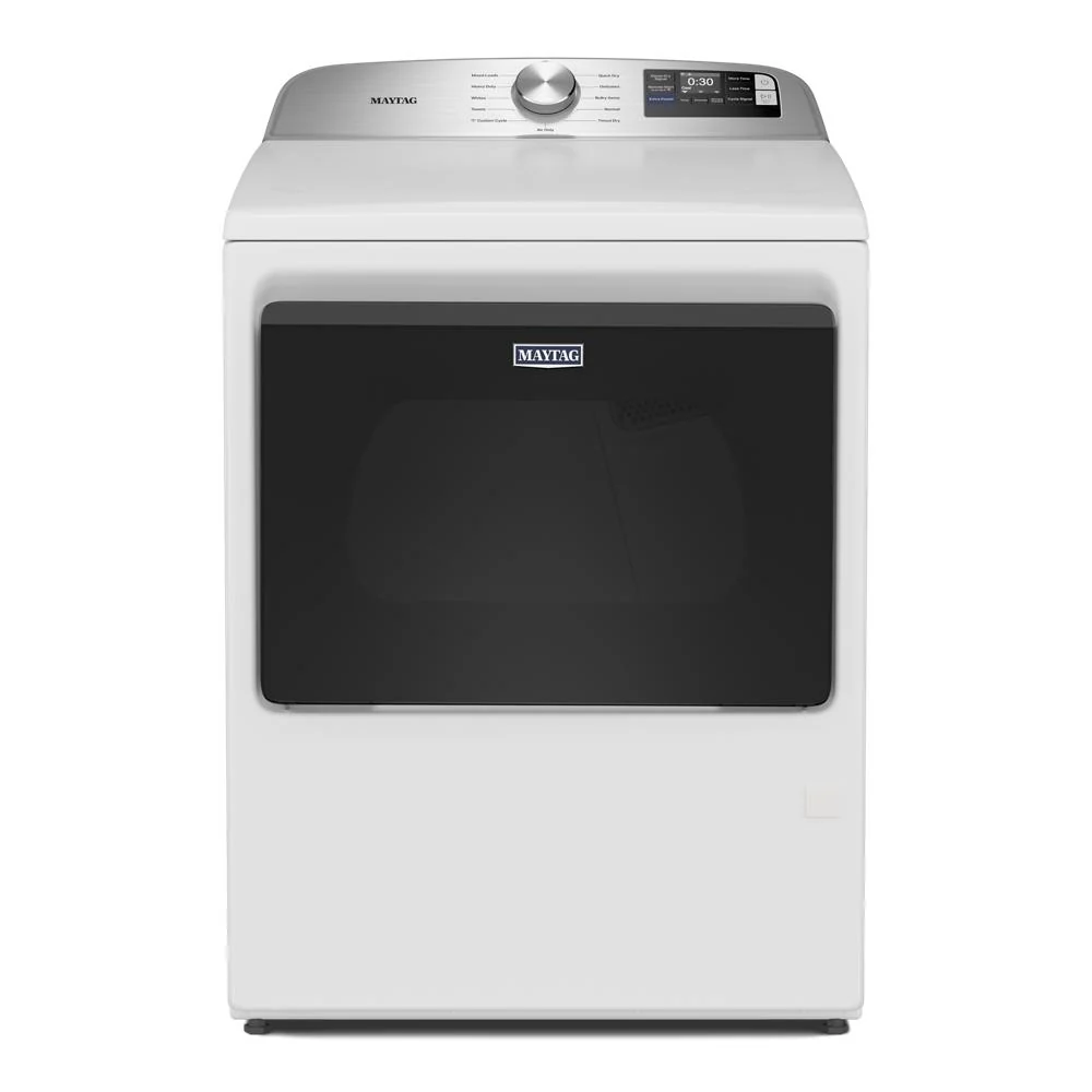 Reusable 7.4 Cu. Ft. Top Load Electric Dryer with Extra Power and Advanced Moisture Sensing Crafted