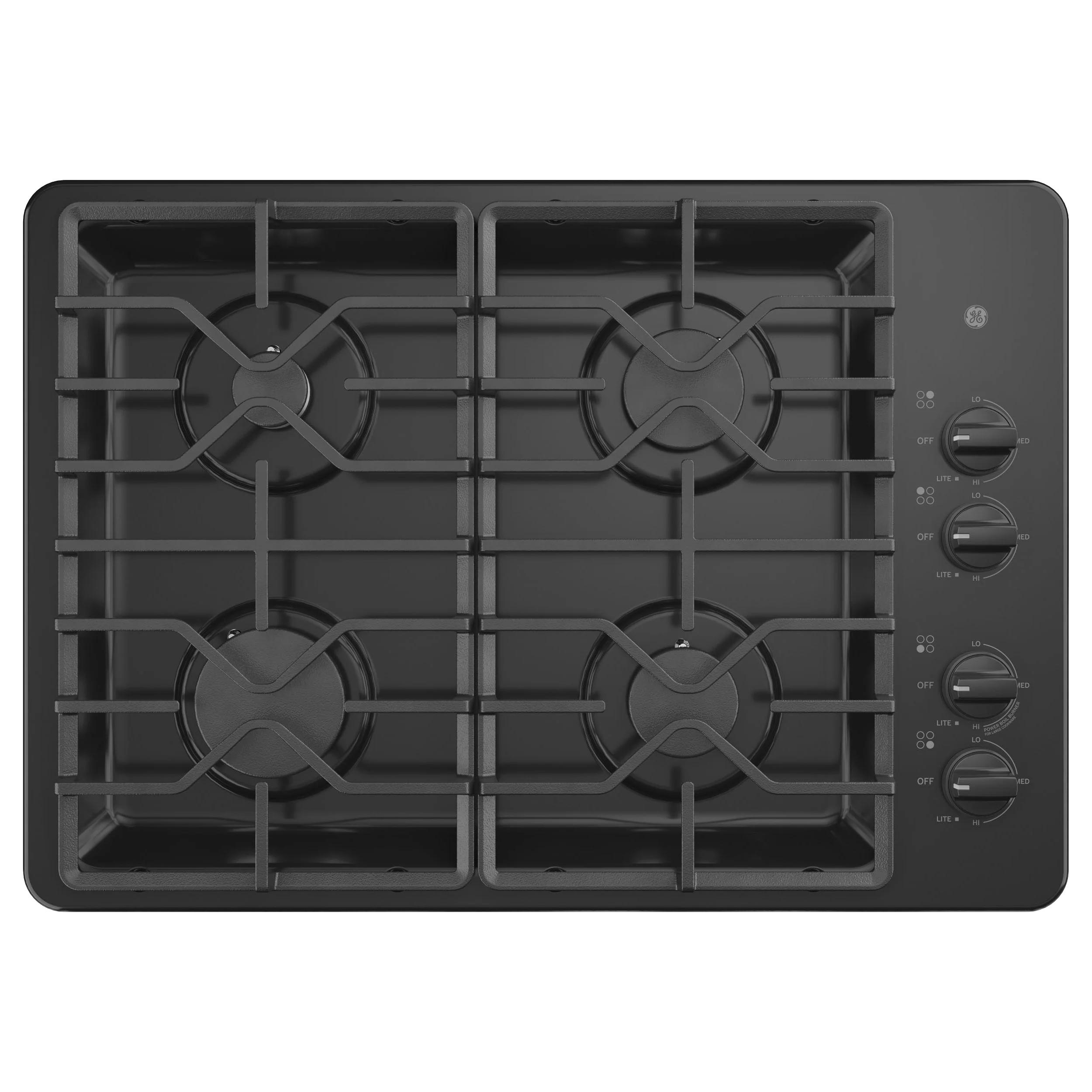 Fashionable GE® 30 Built-In Gas Cooktop with Dishwasher-Safe Grates Crafted