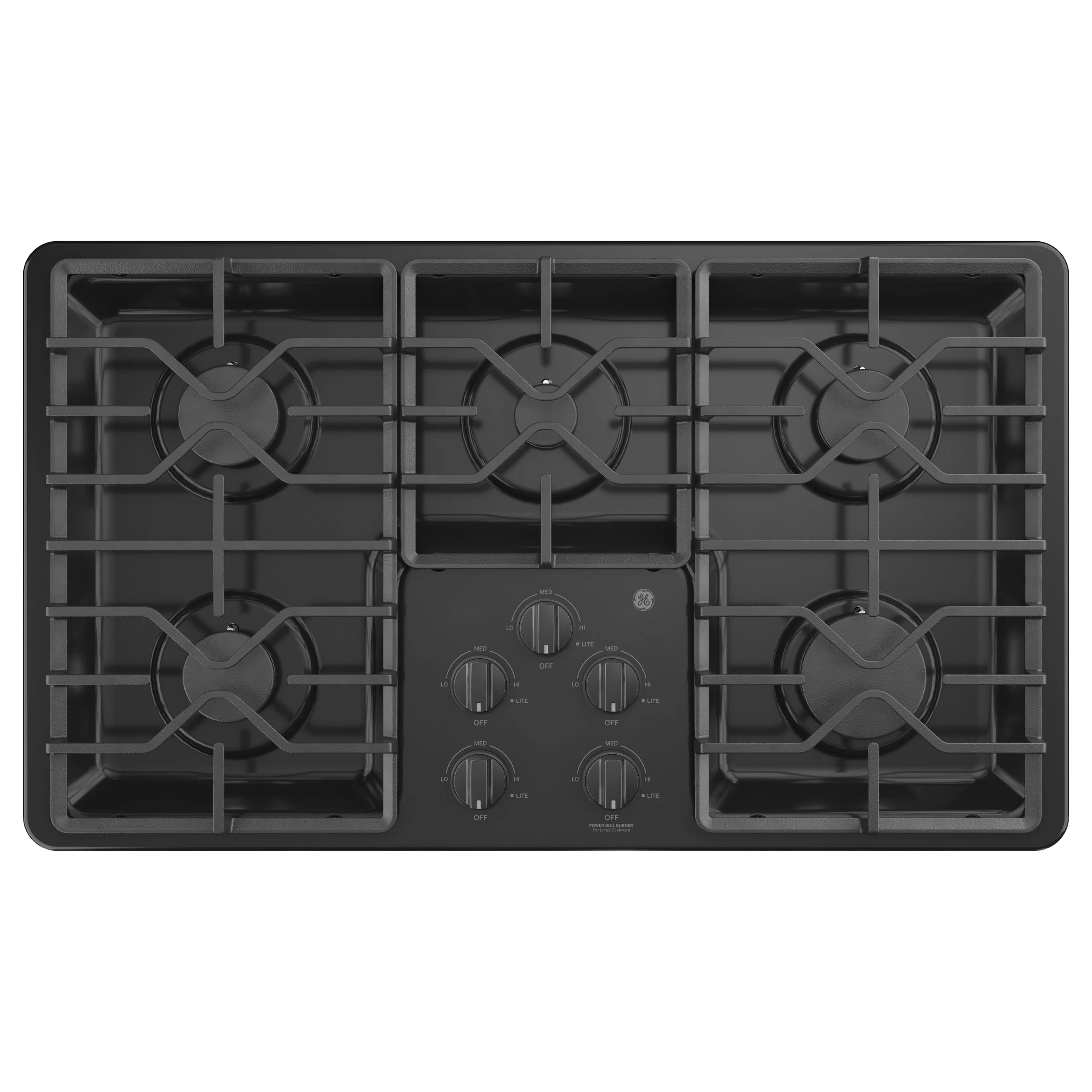 Detailed GE® 36 Built-In Gas Cooktop with Dishwasher-Safe Grates Carefully Designed