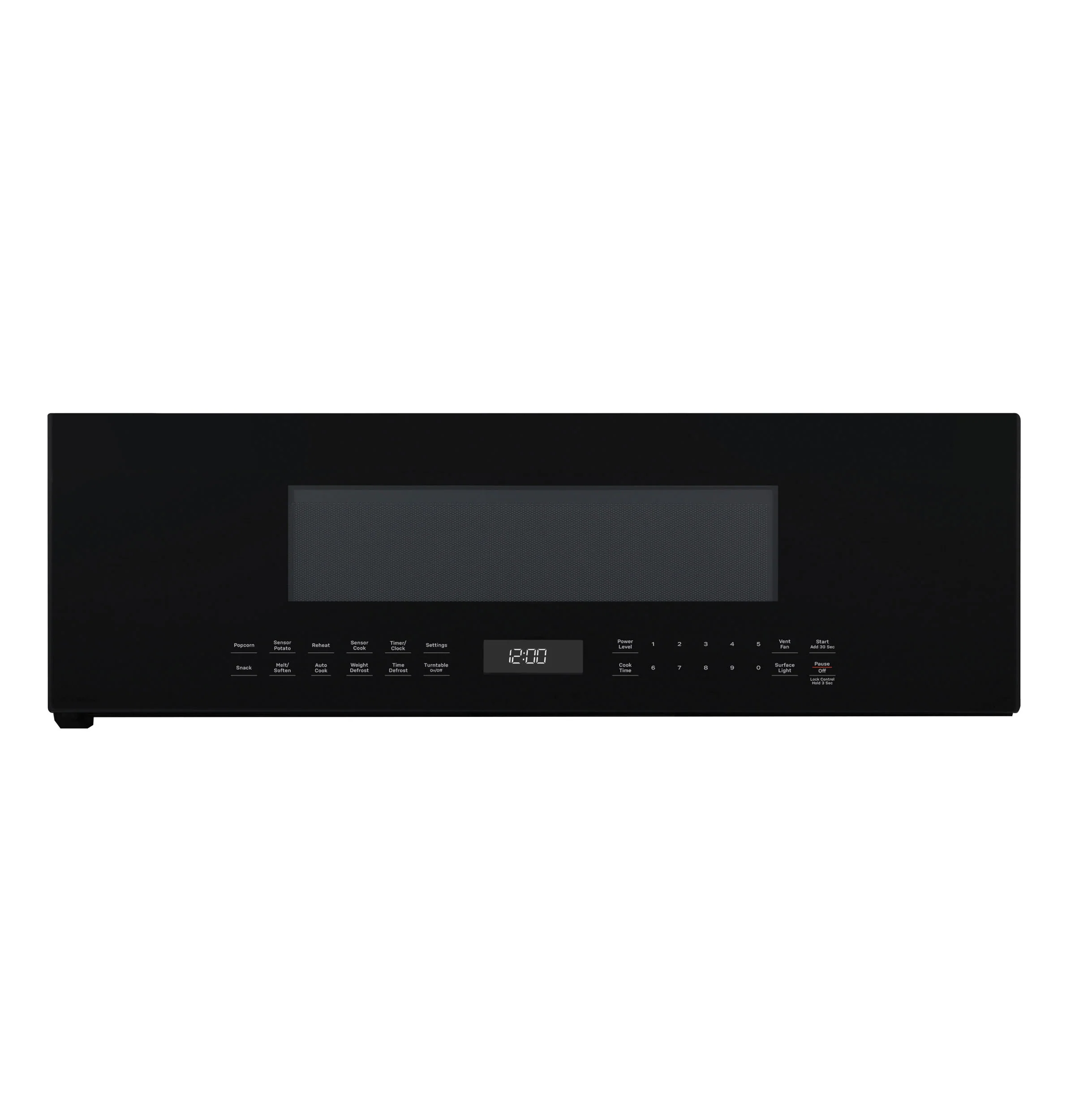 Premium Material 1.2 Cu. Ft. Over-the-Range Low Profile Sensor Microwave Oven Solid
