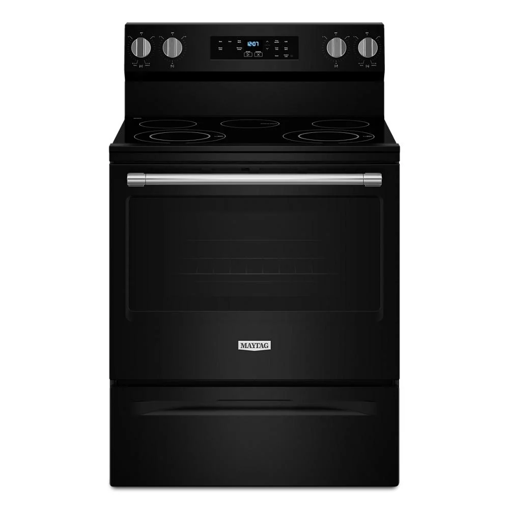 Innovative 30-Inch Wide Electric Range With Steam Clean - 5.3 cu. ft. Green