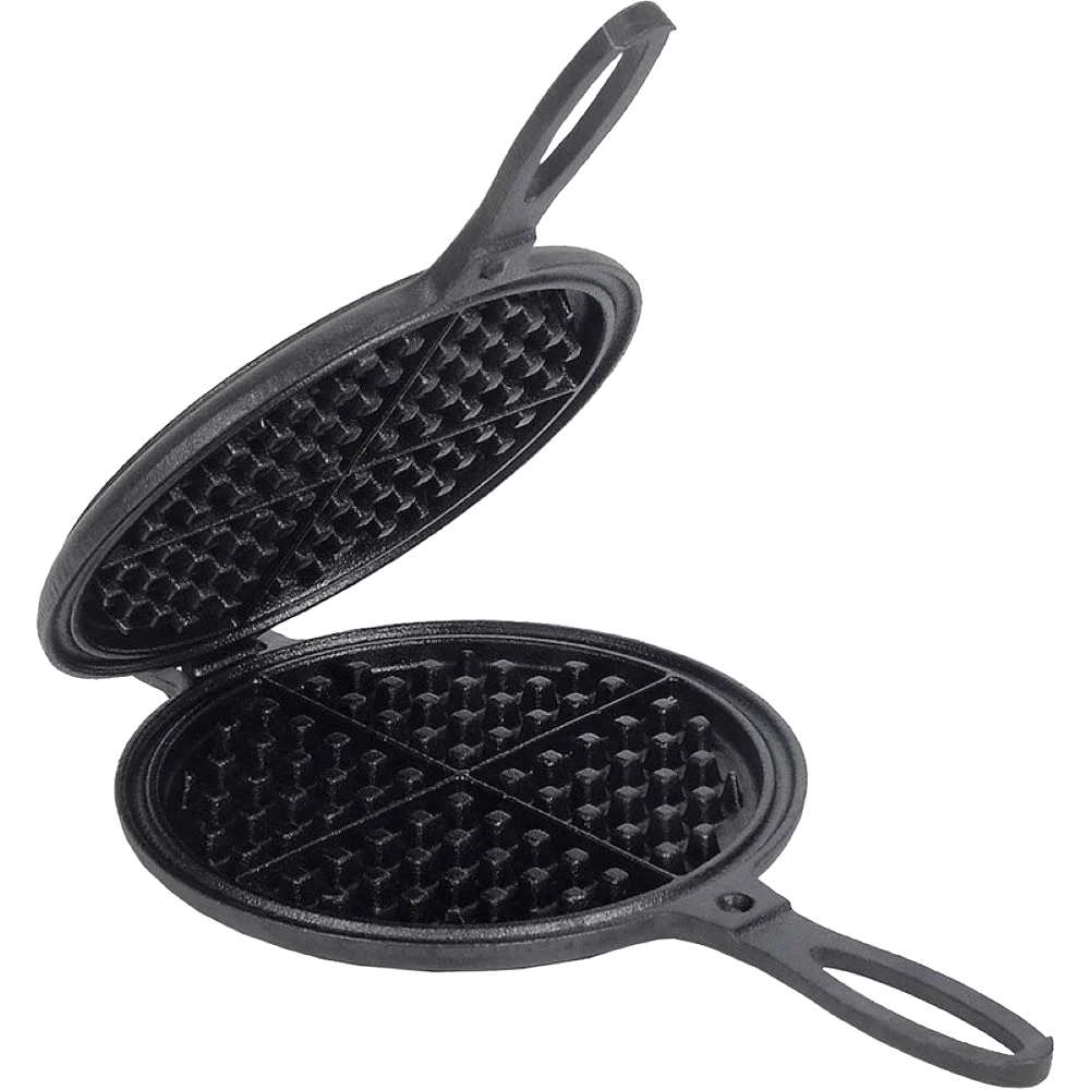 Proven Stovetop Cast Iron Waffle Maker Casual