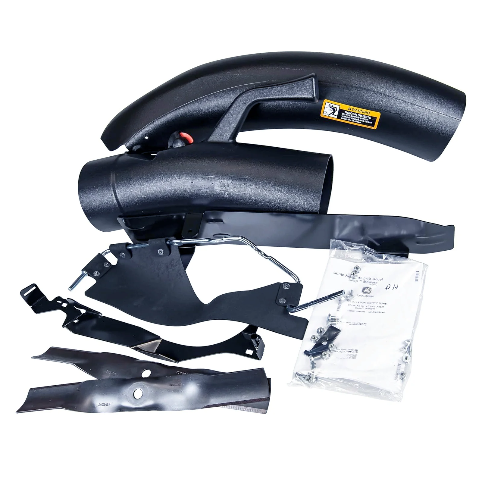 Breathable John Deere BUC11244 Material Collection Chute Kit Carefully Designed