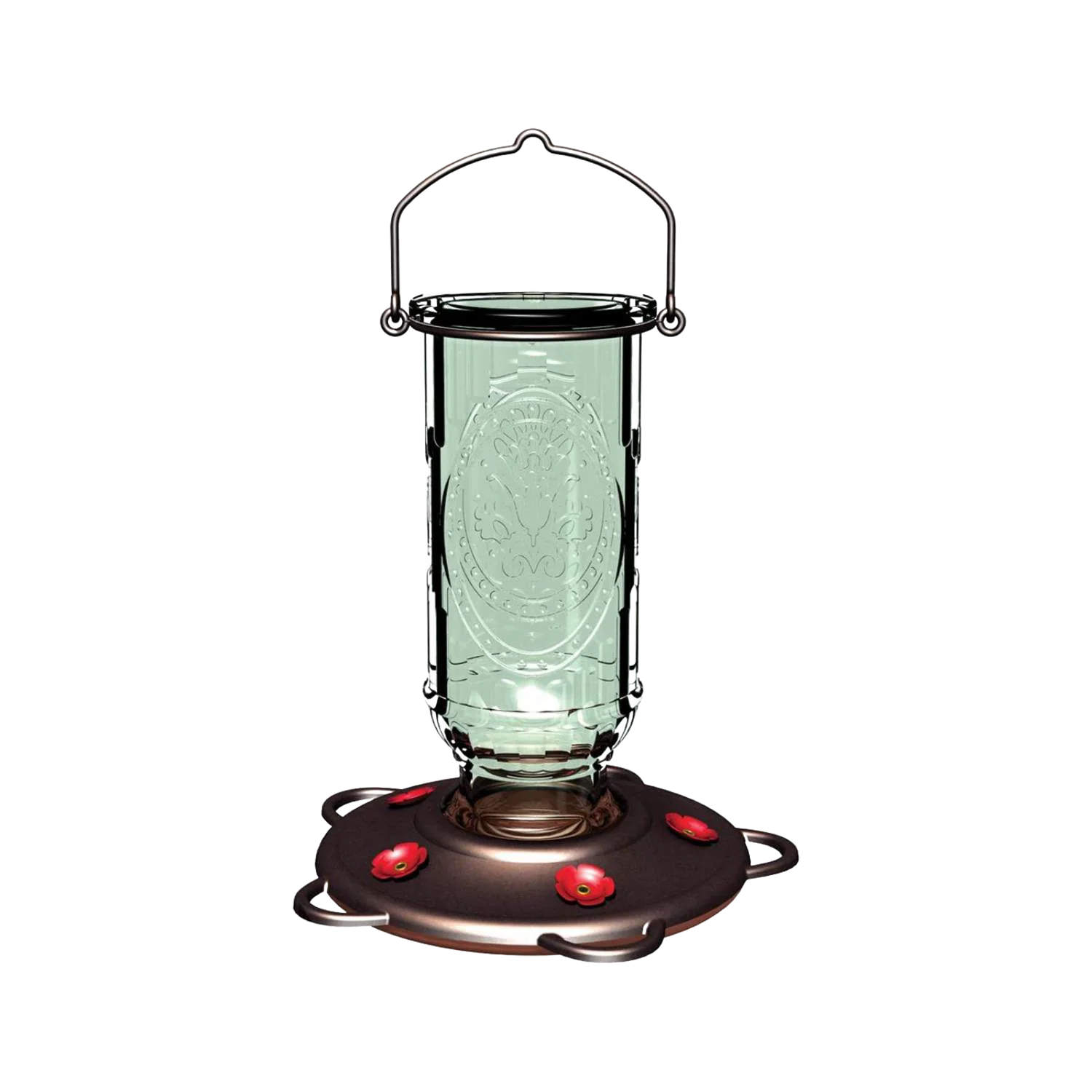 Solid More Birds Vintage Hummingbird Feeder 20 oz. Verified