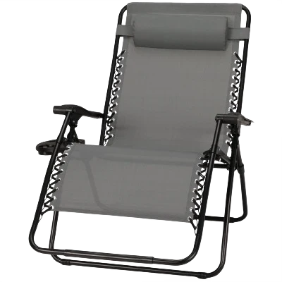 Next-Generation Four Seasons Courtyard XL Sunny Isles Zero Gravity Graphite Chair Exceptional