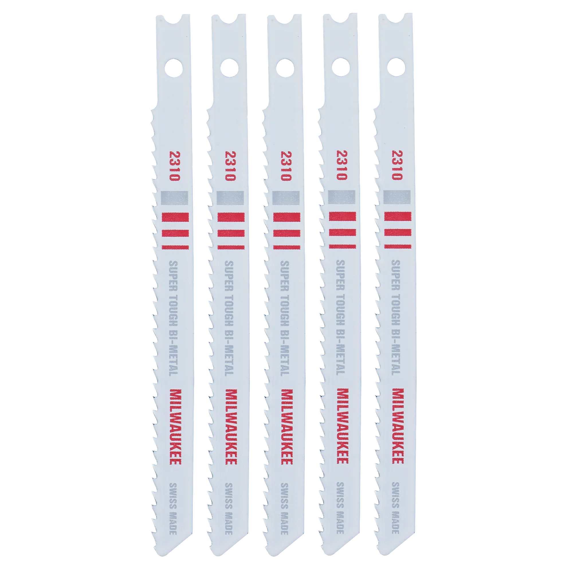 Carefully Designed Milwaukee 4 10TPI U-Shank Multi-Material Bi-Metal Jig Saw Blades 5 PK Long-Lasting