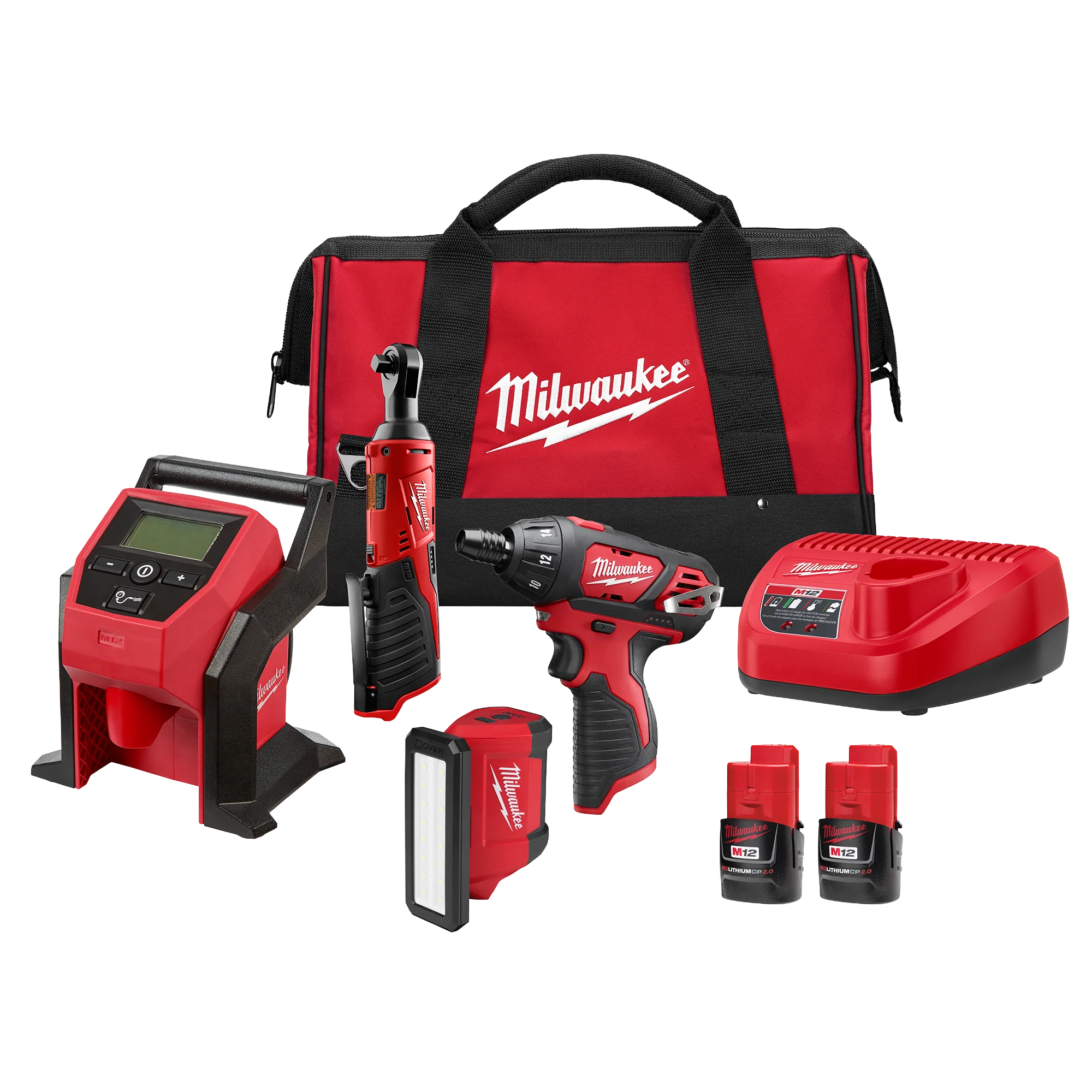 Environmentally Friendly Milwaukee M12™ 4 Tool Combo Kit Professional