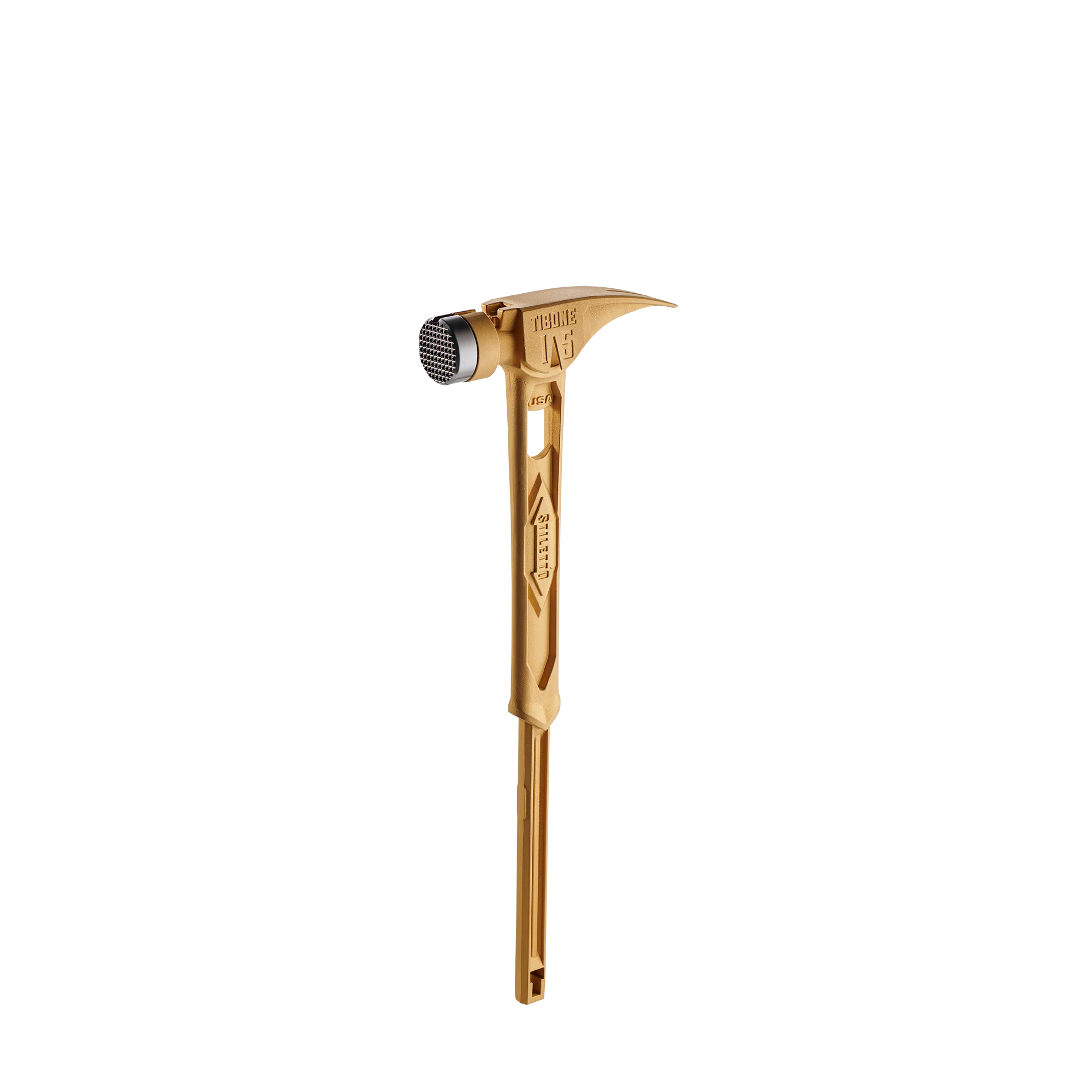 Fast Stiletto 15oz TIBONE™ Milled Curved Titanium - Limited Edition Gold Advanced
