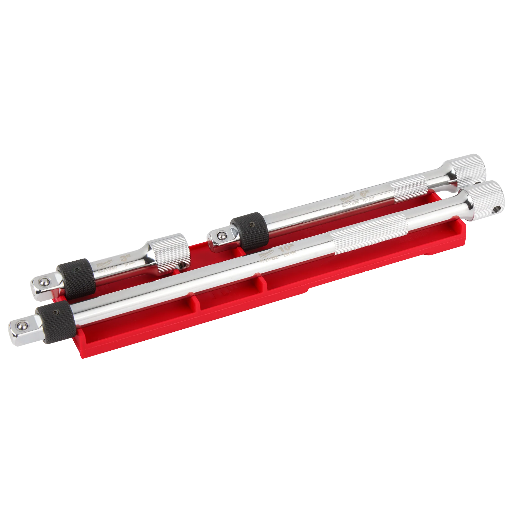 Authentic Milwaukee 3pc 3 8 Drive Locking Extension Set Solid