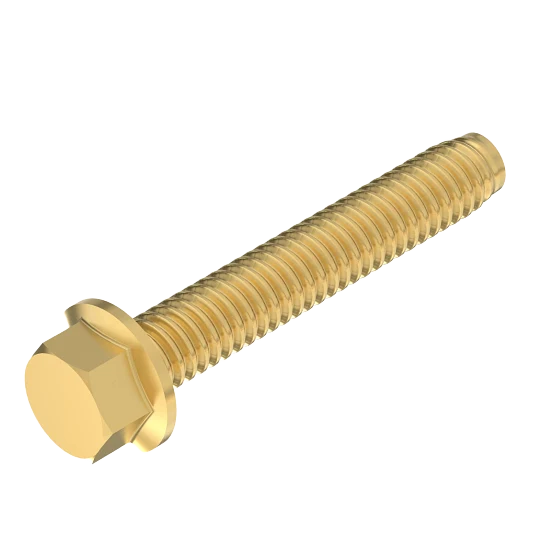 Detailed John Deere 19M7834 M6 X 45 Hexagonal Head Flanged Screw 10-Pack Lightweight