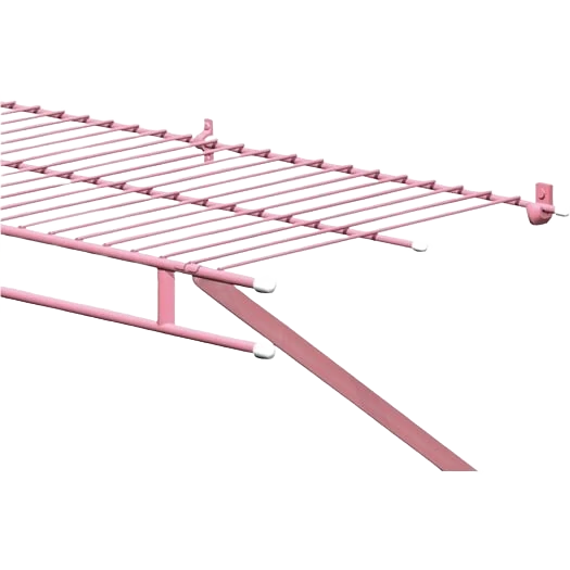 Pure Closetmaid White Wire Shelving End Cap High-Quality