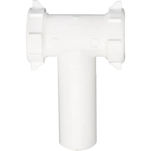 Safe Do it 1-1 2 Inch White Plastic Tee First-Class