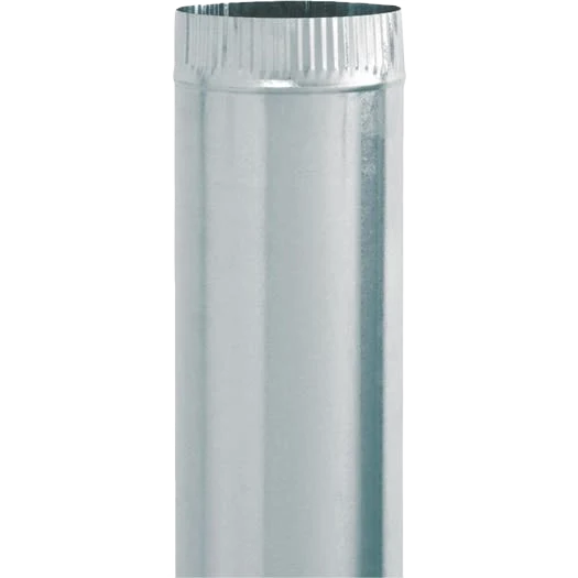 Specialty Imperial 30-Gauge 4 in. x 24 in. Galvanized Furnace Pipe Contemporary