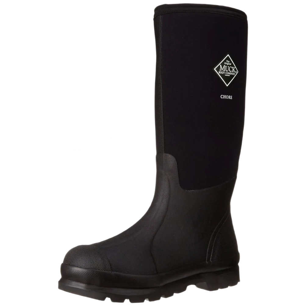 Flexible Muck Black Chore Tall Boots Size M8-W9 Relaxed