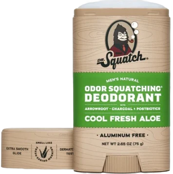 Efficient Dr. Squatch Cool Fresh Aloe Deodorant 2.65 oz. Solid