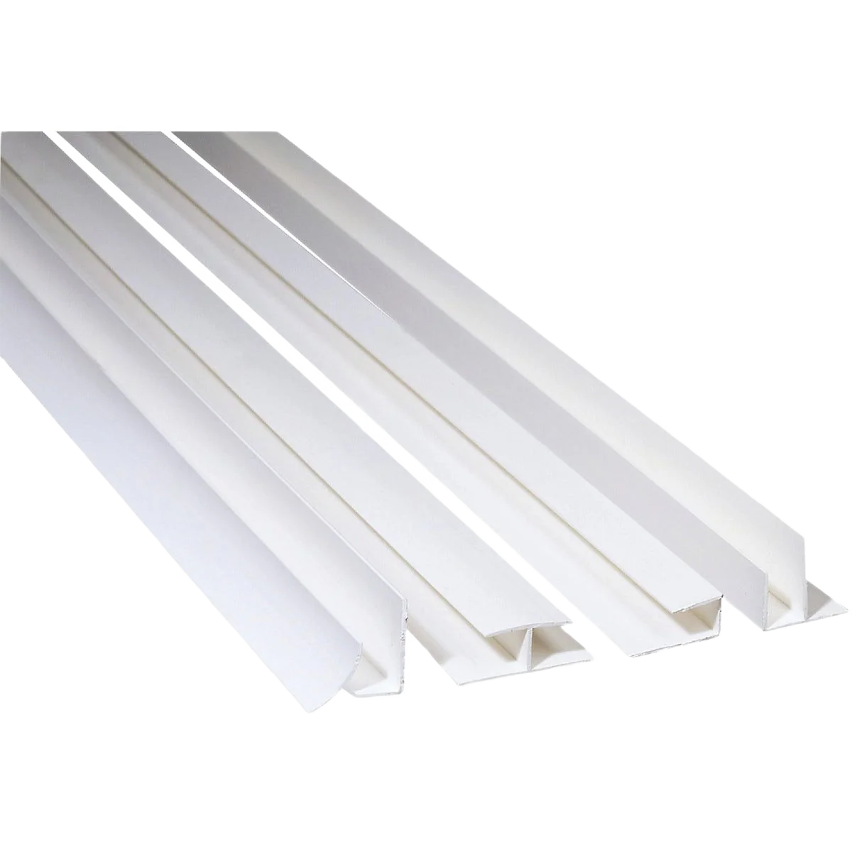Unique 8 in. Bright White NRP End Cap Moulding Long-Lasting