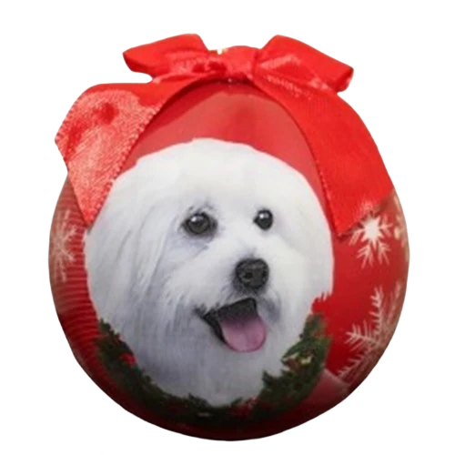 Smooth E S Pets Maltipoo Christmas Ball Ornament Original