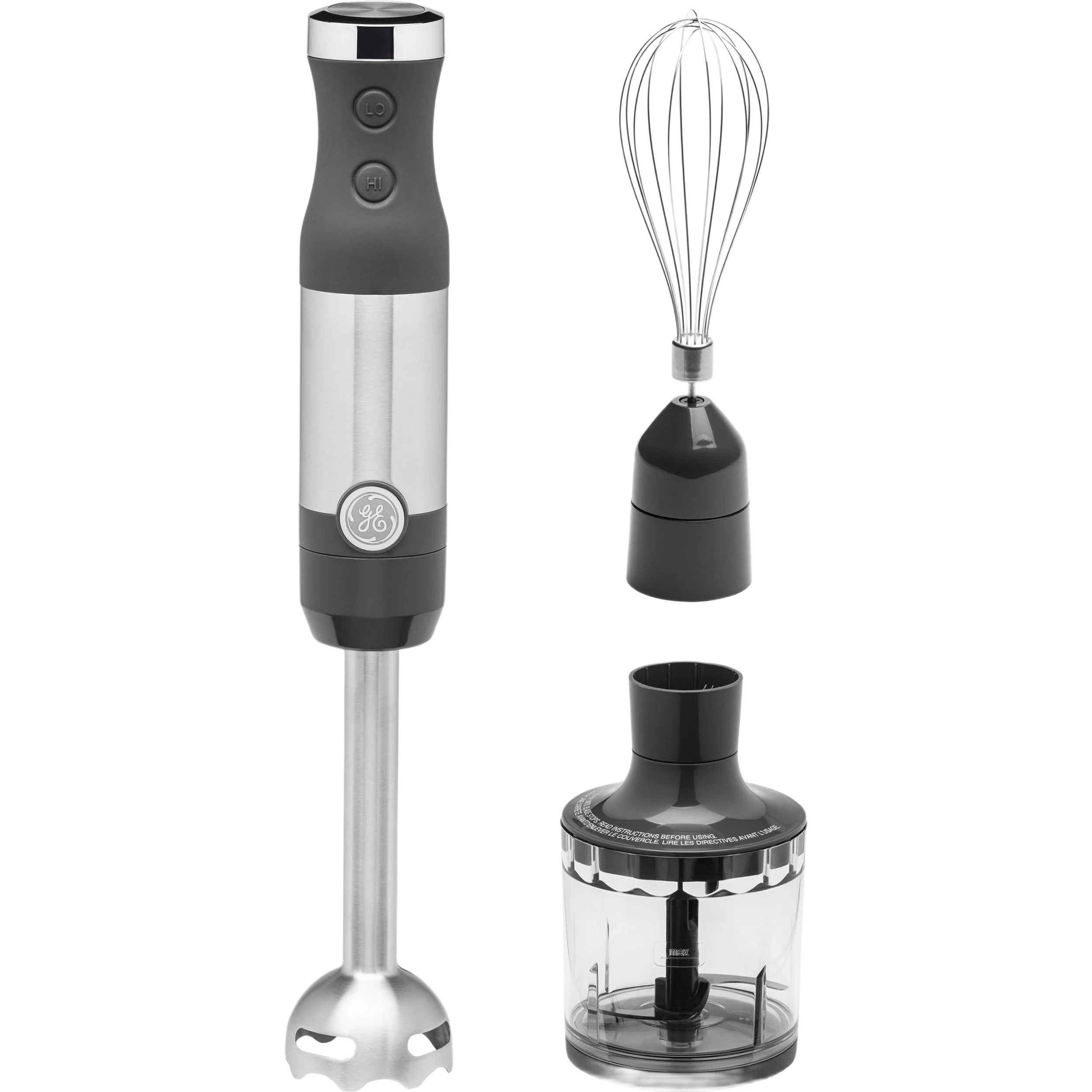 Easy-to-Use GE Immersion Blender with Accessories Professional