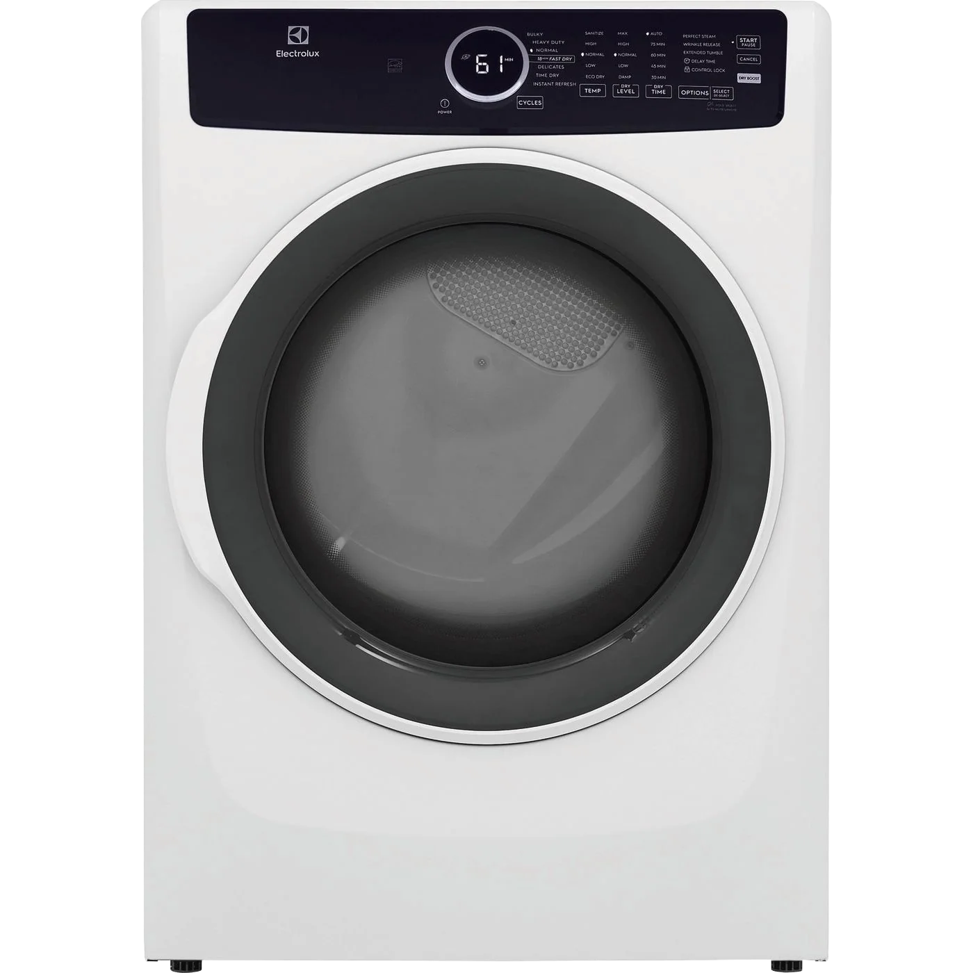 Clean Front Load Steam™ Electric Dryer with Instant Refresh – 8.0 Cu. Ft. Unique