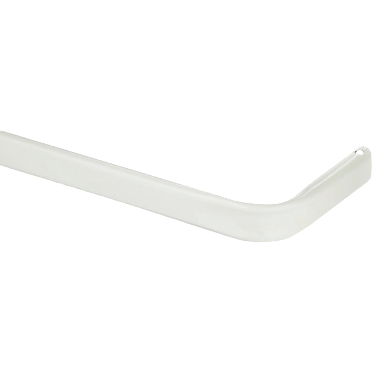 High-End Kenney White 3 in. Single Curtain Rod 28 to 48 in. Advanced