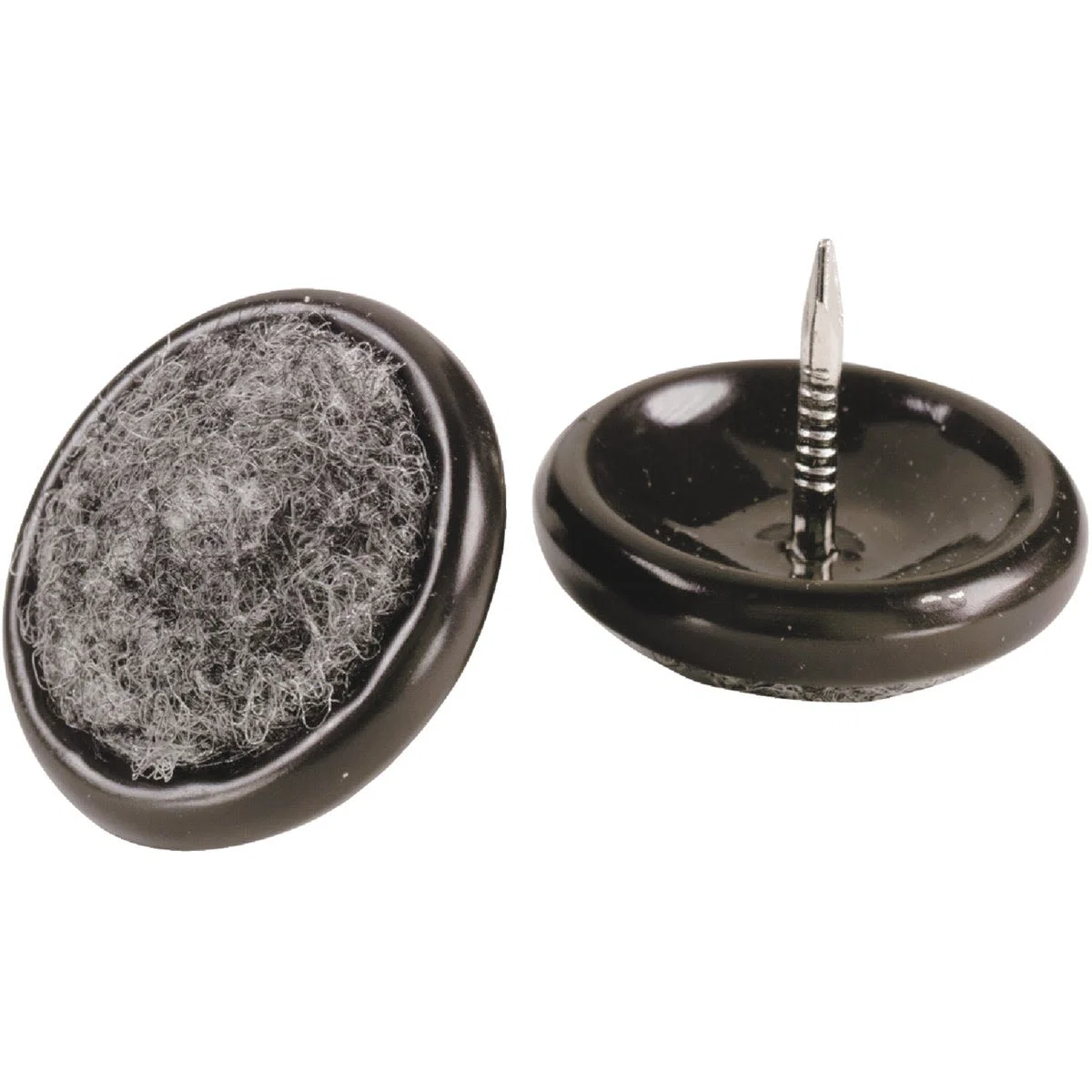 User-Friendly Do it 1-1 4 In. Round Nail-On Carpet Base Glide 4-Pack Responsible