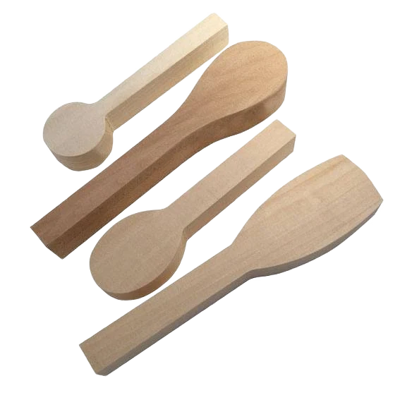 Convenient Flexcut SKSB4 4 Pc. Basswood Spoon Carving Blanks Set Powerful