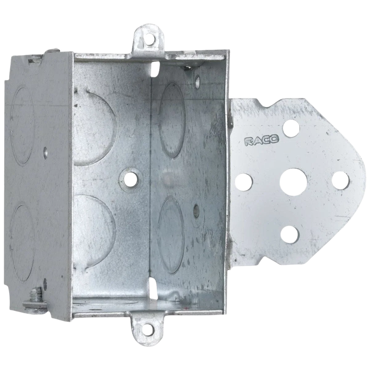 Solid Southwire 1-Gang 12.5 Cu. 4.87 W Bracket Steel Welded Wall Box Trusted