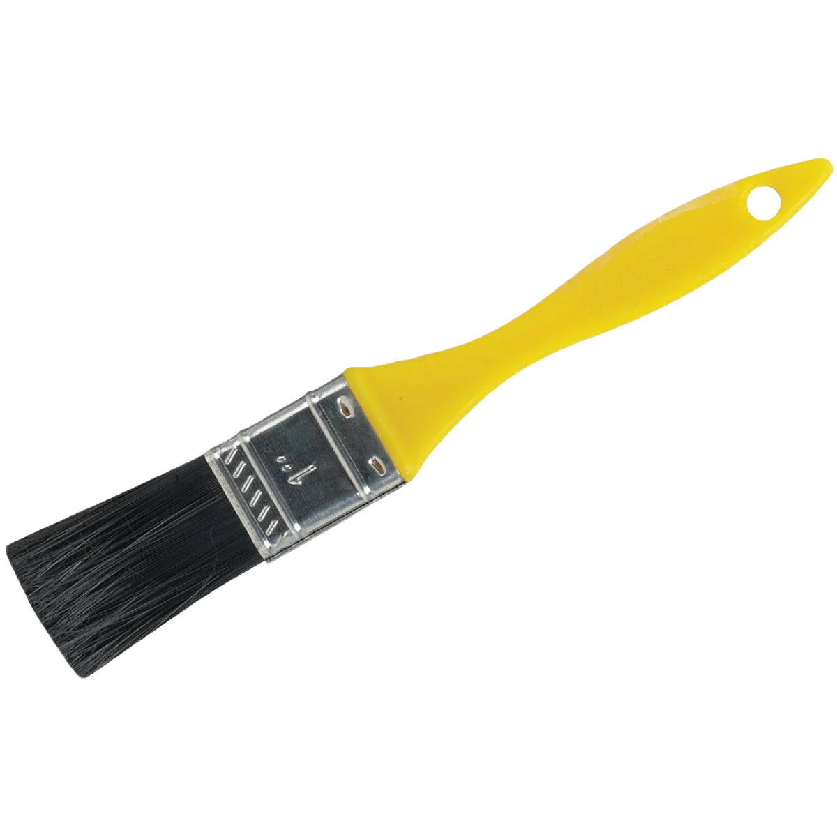 Enhanced Do it Flat Synthetic Polyolefin Paint Brush 1 in. Green