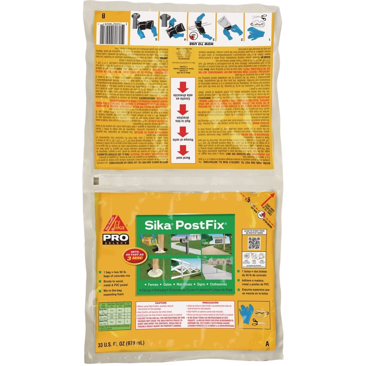 Green Sika Pro Select Fence Post Fix Concrete Original