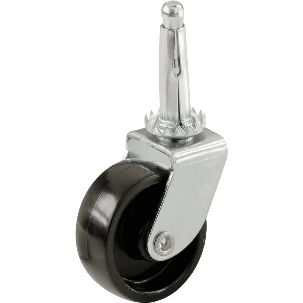 Smooth Do it 1-5 8 In. Black Light-Duty Swivel Stem Caster 4-Pack Minimalist