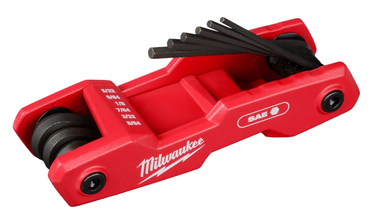 Effective Milwaukee 9-Key Folding Hex Key Set - SAE Certified
