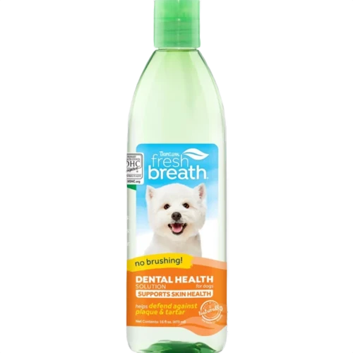 Unique TropiClean Fresh Breath Plus Skin Coat Water Additive 16 oz. Exclusive
