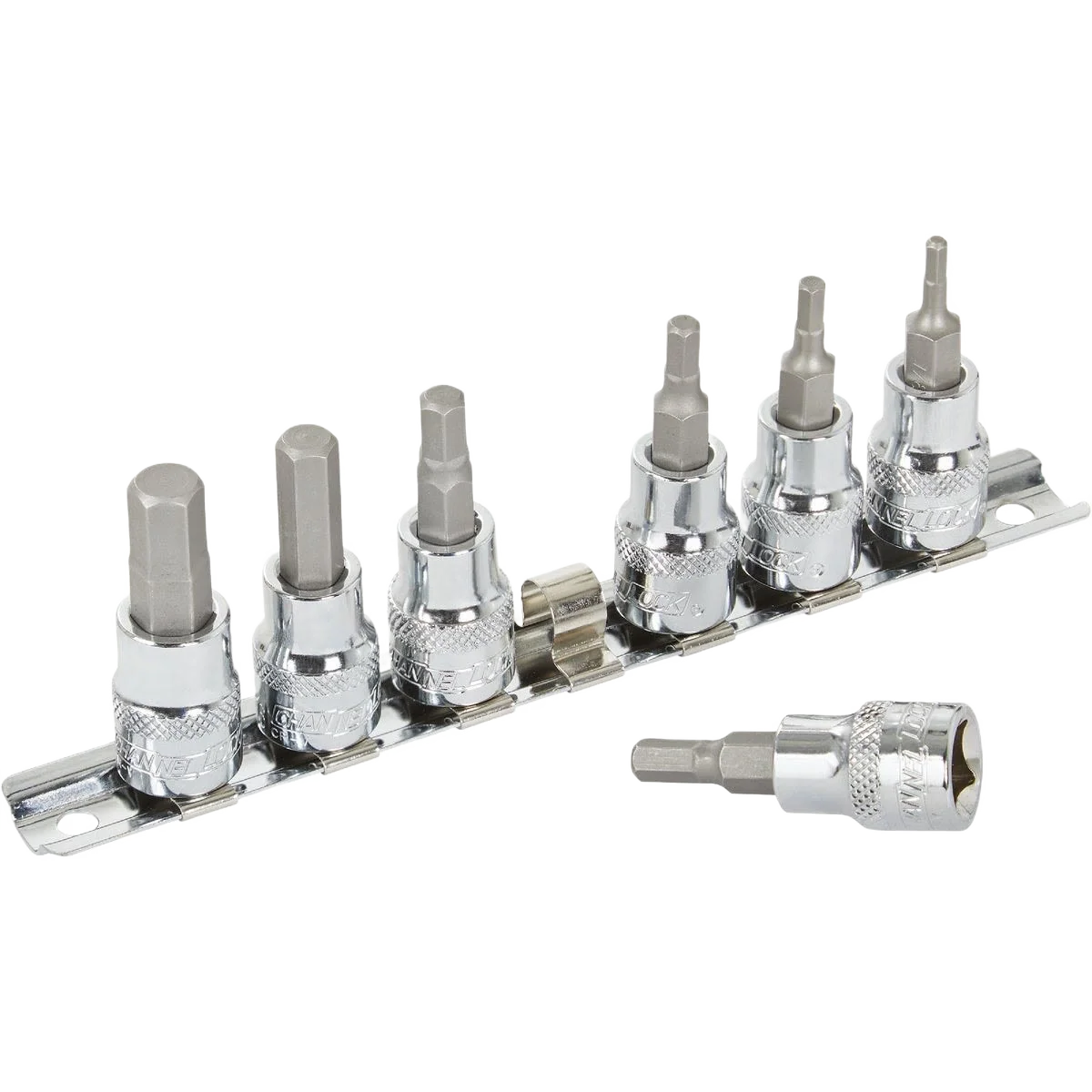 Top-Quality Channellock 3 8 in. Drive Hex Socket Bit Set 7-Piece Proven