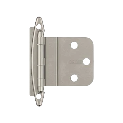 Elite Amerock 3 8 Inset Non-Self-Closing Face Mount Satin Nickel Cabinet Hinge Original Design