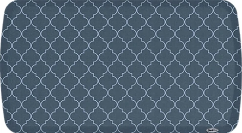 Expertly Made GelPro Designer Trellis Deep Sea Comfort Mat 20 x 32 in. Trendy