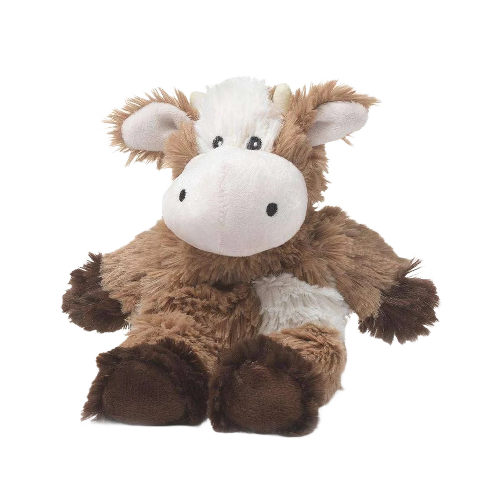 Long-Lasting Warmies Junior 9 In. Microwavable Plush Cow High-End