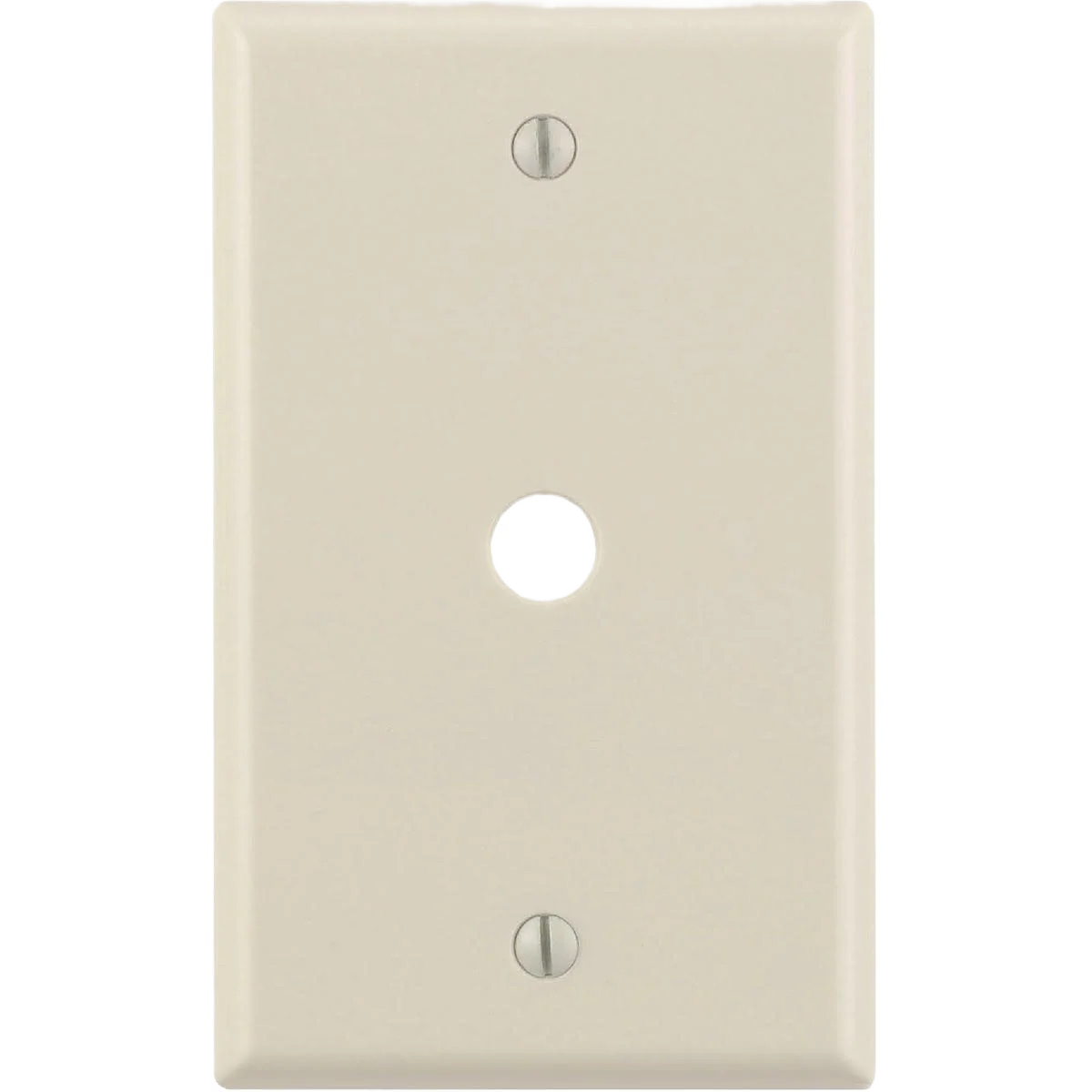World-Class Leviton 1-Gang Light Almond Telephone Cable Wall Plate Environmentally Friendly