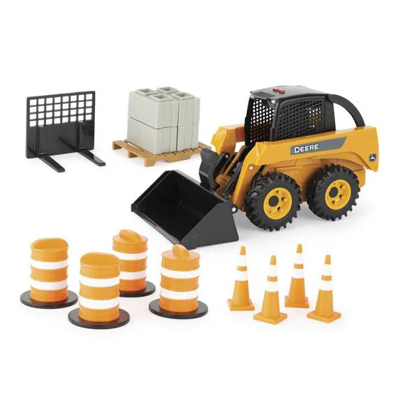 Clean Tomy LP77344 1 16 Scale John Deere Skid Steer Set Fine Crafted