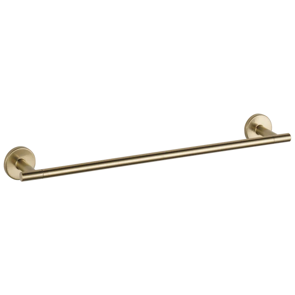 Clean Delta Trinsic Champagne Bronze Towel Bar 18 in. High-Performance