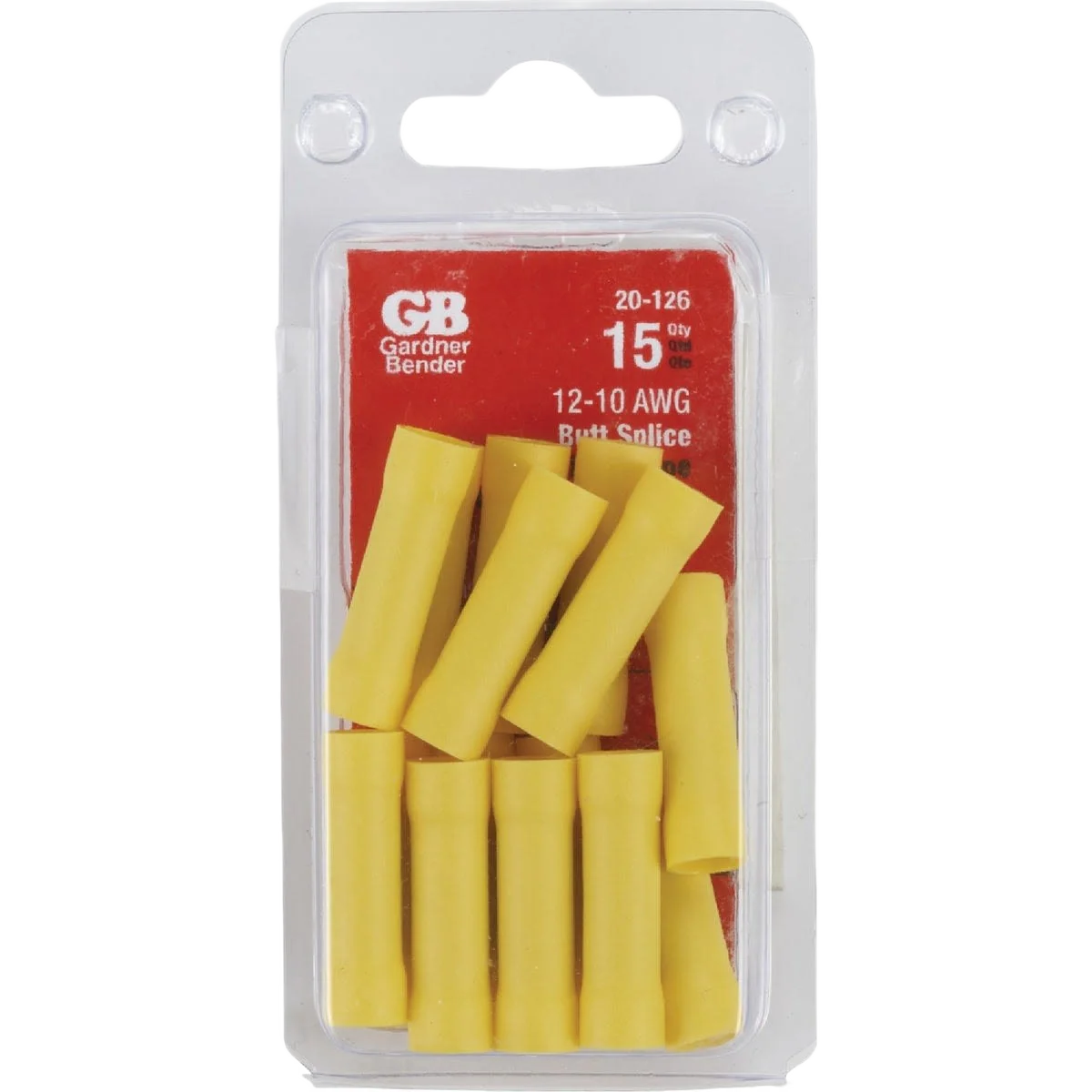 Quality Gardner Bender 12 AWG to 10 AWG Yellow Butt Splice 15-Pack Organic