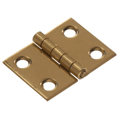 Classic Hillman Bright Brass Solid Brass Broad Hinge 1 x 1 in. Reliable