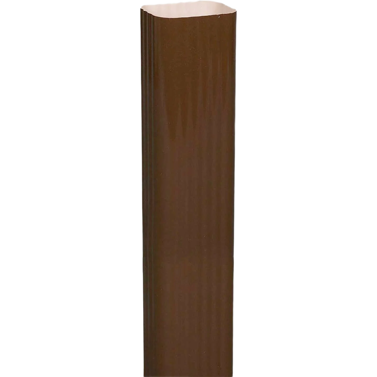 Green Spectra Metals K-Style Brown Aluminum Downspout Extension Healthy