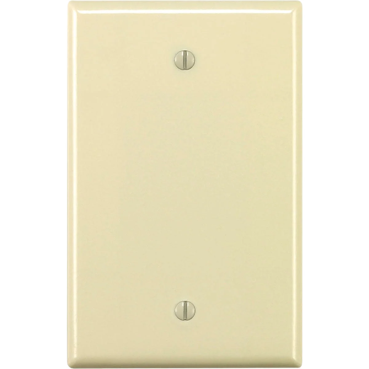 Consistent Leviton Light Almond 1-Gang Midway Thermoset Blank Wall Plate Reusable
