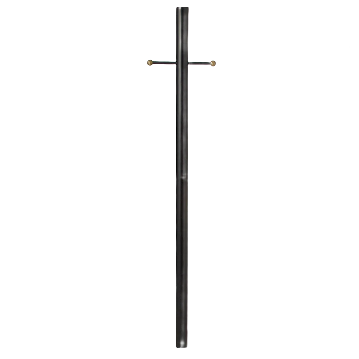 Artisan Westinghouse Black on Steel Brass Colored Spherettes Outdoor Lamp Post 7 ' Expertly Made